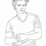 Robert Pattinson Coloring Pages Muscles Hellokids Shirt sketch template