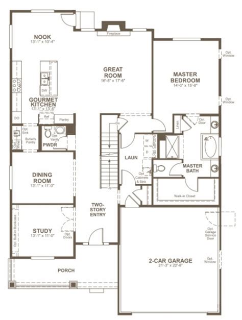 elegant richmond american homes floor plans  home plans design