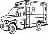 Pages Coloring Emergency Ambulance Getcolorings Printable sketch template