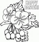 Coloring Easter Pages Flower Flowers Comments Printable Kids Coloringhome sketch template