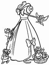 Mewarnai Baju Gaun Putri Cantik Walt Biru Pesta sketch template