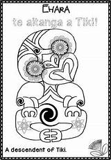 Maori Colouring Whakatauki Kids Reo Kiwiana Idéer sketch template