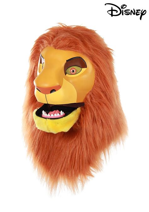 disney  lion king simba mouth mover mask  mane