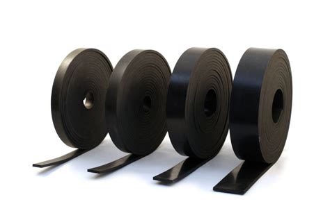 mm thick   long solid rubber strips