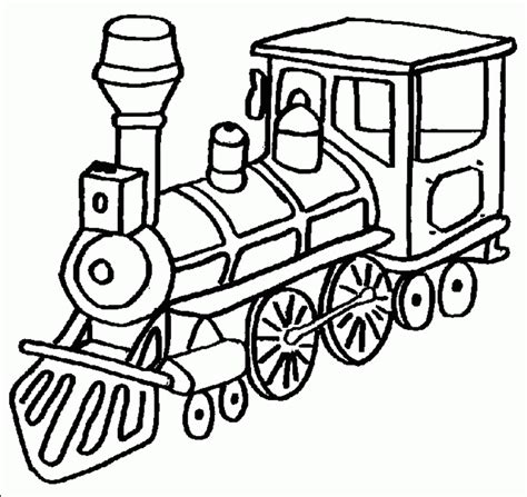 train printable coloring pages