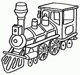 Train Coloring Pages Front Template Kids Trains sketch template