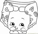 Coloring Nappy Shopkins Pages Dee Coloringpages101 Color sketch template