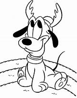 Pluto Pies Kolorowanka Kolorowanki Boże Narodzenie sketch template