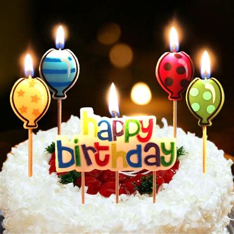 Buy 5pcs Happy Birthday Candle Cake Candles Cake