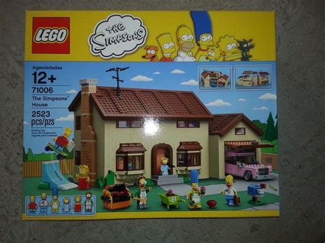 simpsons lego first look at 2523 piece evergreen terrace set metro news