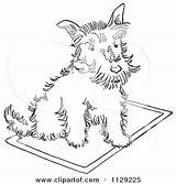Coloring Pages Terrier Scottish Dog Scottie Westie Colouring Getcolorings Getdrawings Print Rug sketch template