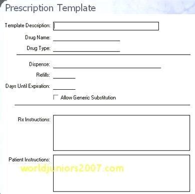 top result medicine prescription awesome blank medication labels