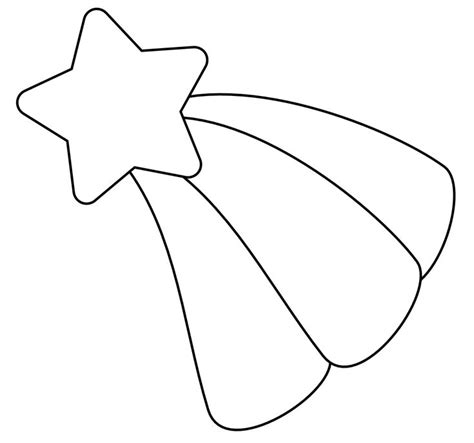 shooting star templates  clipart  star template shooting stars