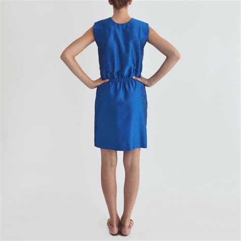 jurk blauw  neck casual dress dresses  work fashion