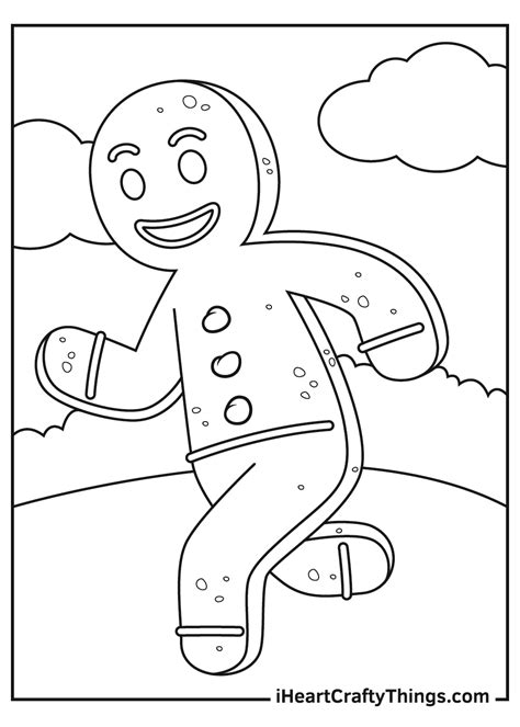 christmas gingerbread coloring pages updated