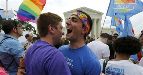same sex marriage legalized by supreme court cbs news