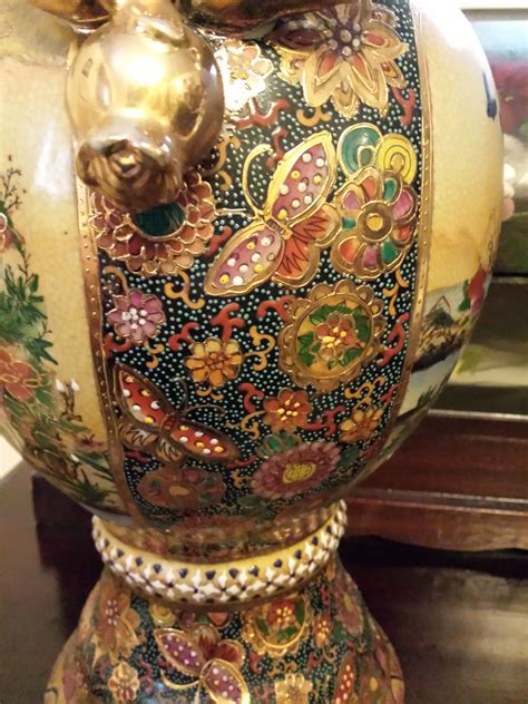 Hand Painted Satsuma Gold Gilt Vase Instappraisal
