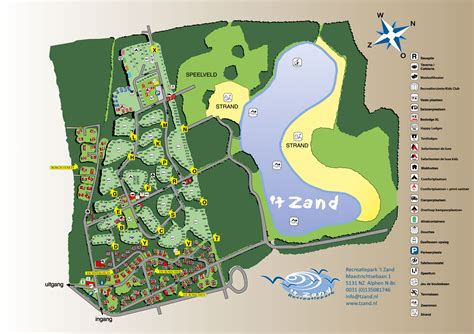 bekijk hier onze plattegrond recreatiepark  zand alphen nb