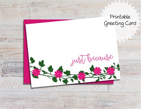 printable greeting card instant  etsy