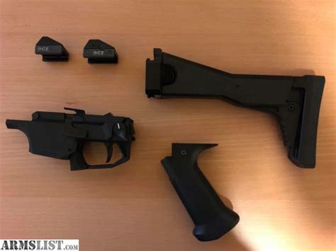 armslist  sale cz scorpion evo parts stock kit lowercomplete trigger pack sights