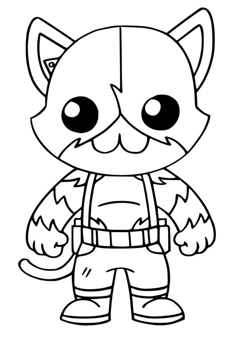 meowscles top secret fortnite coloring pages coloring cool