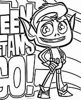 Beast Boy Coloring Titans Teen Draw Go Ready Wecoloringpage Pages sketch template