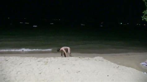 shocking moment two british tourists are frogmarched naked along the