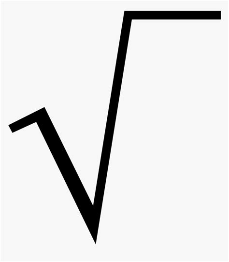 square root symbol png transparent png kindpng