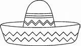 Sombrero Coloring Pages Sketch Hat Mexican Mexico Colorear Para Template Hispanic Kids Crafts Mariachi Heritage Mexicano Mexicana Party Craft Imprimir sketch template