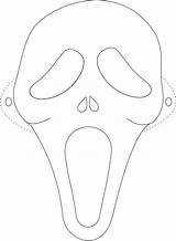 Mask Ghost Printable Coloring Kids Face Print Masks Pages Pdf Open  sketch template