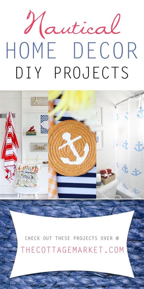 nautical home decor diy projects  cottage market
