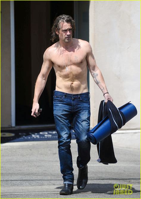 colin farrell sweaty and shirtless porn male celebrities