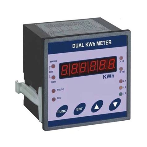 ks dual kwh digital panel meter  industrial rs  piece krupa sales id