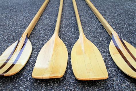 hollow shaft wooden sculling oars built  plans angus rowboats