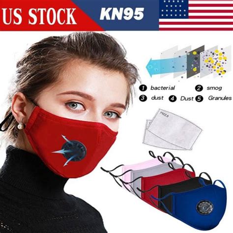 Us Pm2 5 Mouth Mask With 2 Replaceable Filters Anti