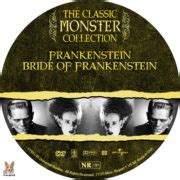 frankenstein bride  frankenstein dvd label    custom