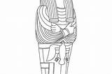 Egypte Sarcophage Egyptien Anubis sketch template