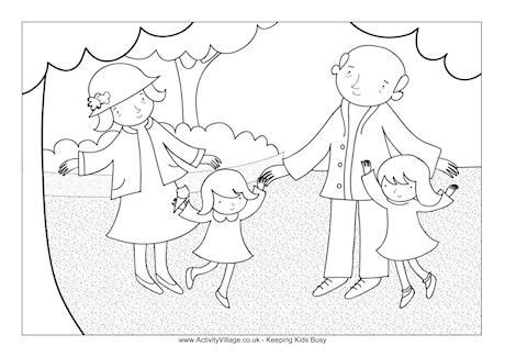 park colouring page