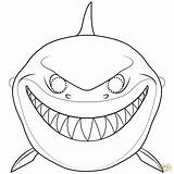 Kolorowanki Squalo Maschera Fish Stampare Haie Tiburon Ausdrucken Rekin Unterwasserwelt Malvorlagen Ausmalbild Kolorowanka Maska sketch template