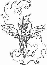Mlp Daybreaker Celestia Chrysalis Mewarnai Ausmalen Cheerilee Dora Colorings Tempest Sparkle Designg Poni sketch template