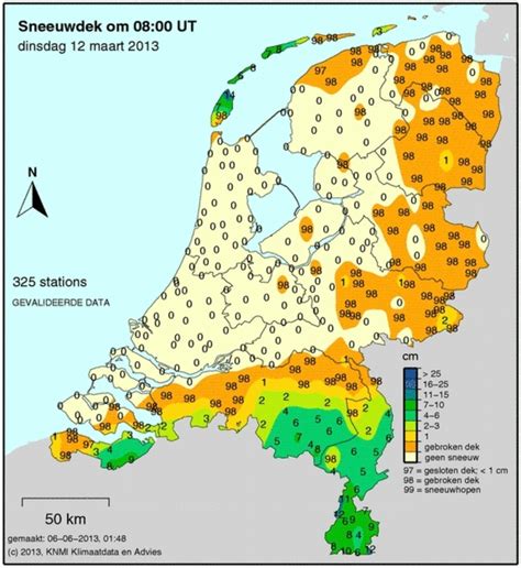 knmi sneeuw en ijsdagen  maart