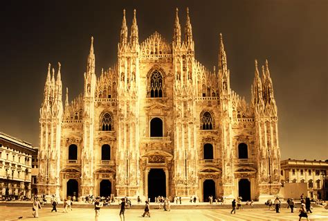 grandiose milan cathedral milan italy world  travel
