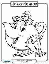 Coloring Pages Disney Beast Beauty Printable Kids Teapot Printables Upon Once Time Word Pots Cup Party Chip Sheets Mrs Colouring sketch template