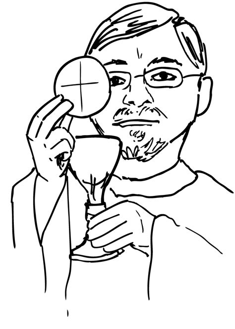priest coloring page coloring pages