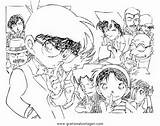 Conan Detektiv Detective Malvorlage Trickfilmfiguren Disegno Malvorlagen sketch template