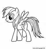 Coloring Dash Rainbow Pony Little Pages Cartoon Print Printable Twilight Sparkle Color Magic Lovely Online Fluttershy Friendship Characters Drawing Toddlers sketch template