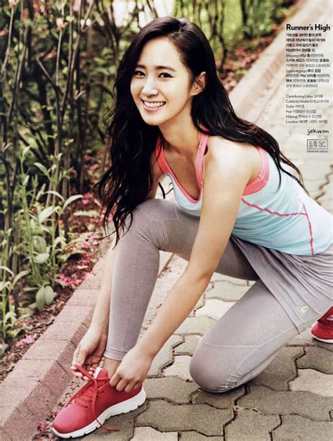 Girls Generation S Yuri Goes Sporty For Cosmopolitan