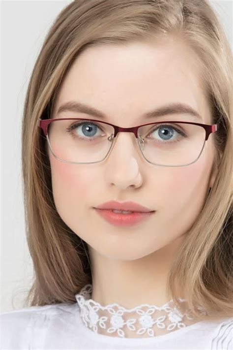 cascade browline red frame glasses for women in 2020 with images