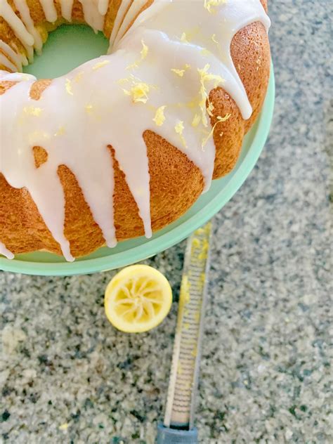 Cooking With Yolande Bundt Cake With Lemon Glaze • Mommination