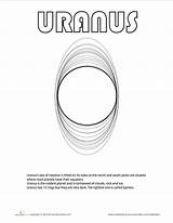 Uranus Coloring Pages Planet Earth Choose Board Solar System Science sketch template